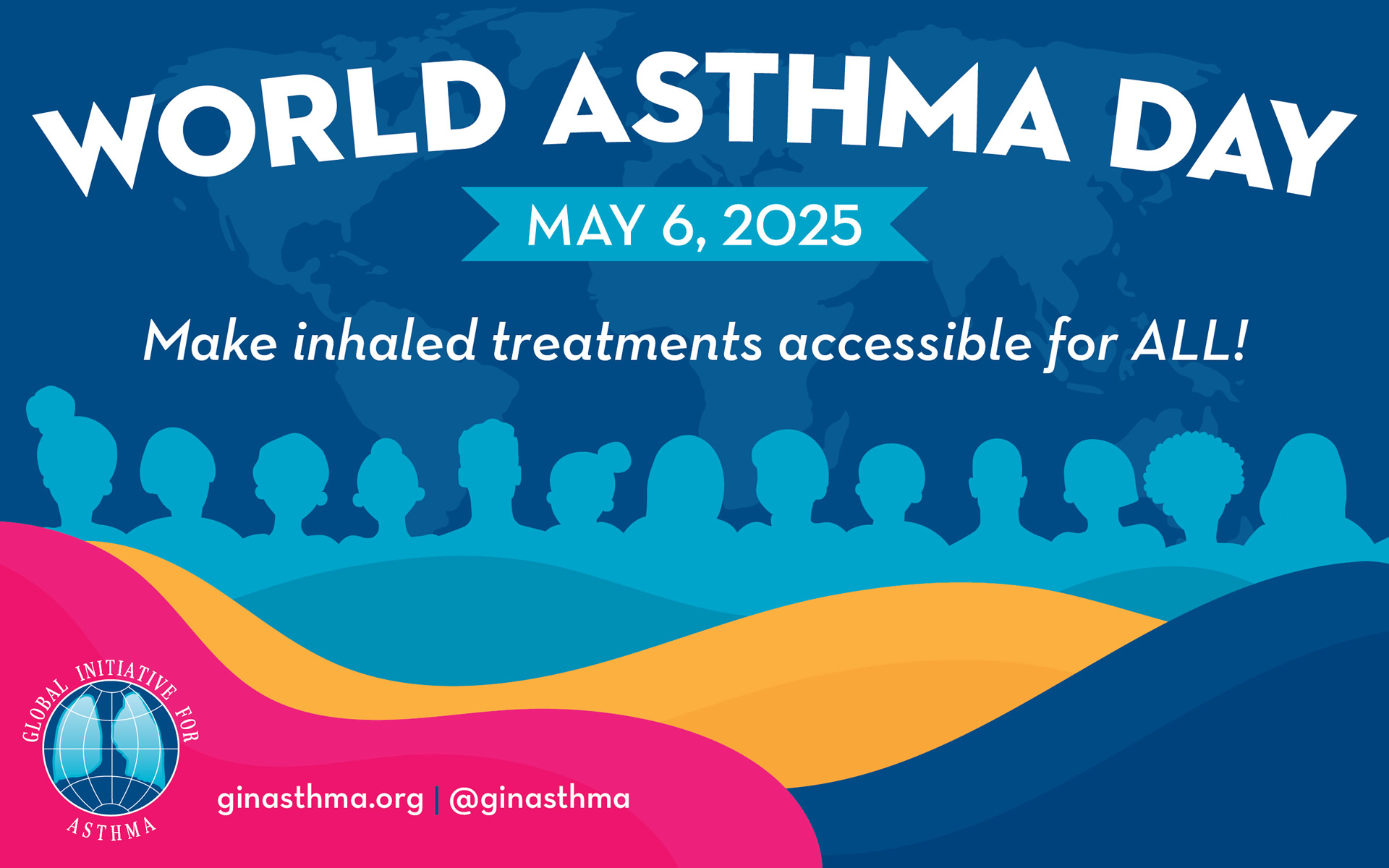 World asthma day banner