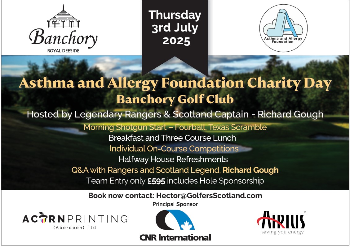 AAF Golf Event flyer